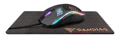 Mouse Gamer Gamdias Zeus M4 12800dpi Rgb + Mouse Pad Nyx E1