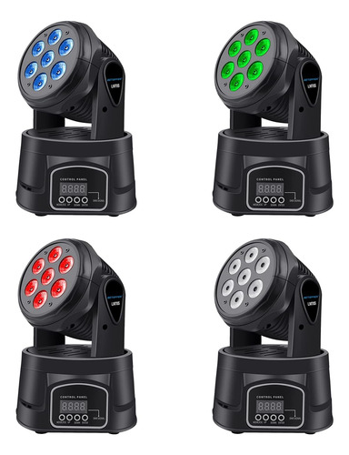 Betopper Cabezal Movil Rgbw, Luces De Dj, Iluminacion Activa