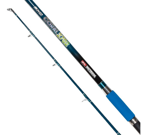 Caña Pesca Coral 2.40 M Variada Waterdog Pesada 100-200 Gr