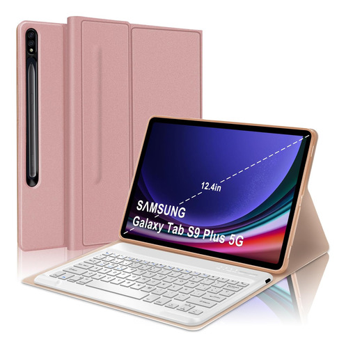 Sengbirch Funda Con Teclado P/ Samsung Galaxy Tab S9+ Plus