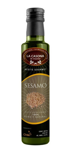 Aceite De Sésamo 250 Cc. Casona El Monte