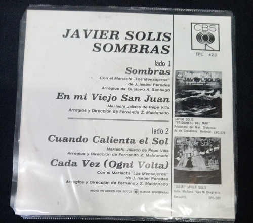 Ep 45 Javier Solis (Usado)