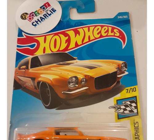 Hot Wheels | 2017 | '70 Camaro Hotchkis Anaranjado 