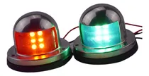Comprar 1 Pc Rojo Y Luces De Navegación Proa Led Verde 12v Acero Ino