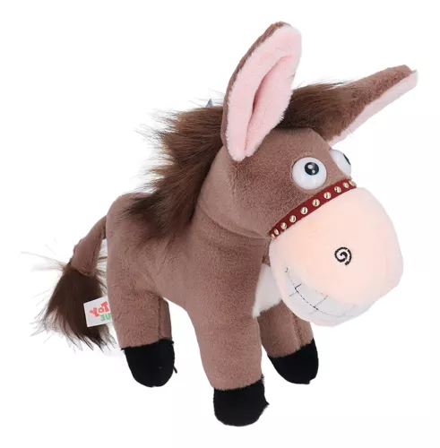 Novo bonito pequeno burro brinquedo de pelúcia pingente boneca de