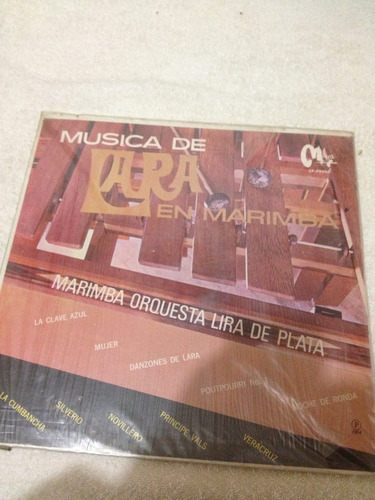 Marimba Orquesta Lira De Plata Disco De Vinil Original 