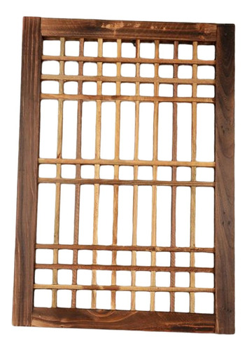 Marco De Ventana Enrejados De Patio Panel De 52cmx36cm