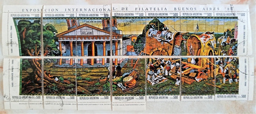 Argentina, Serie Gj 1955-1968 La Catedral 1980 Usada L17084
