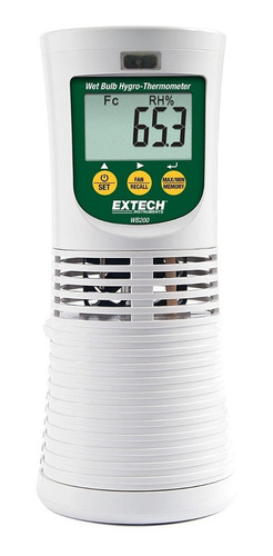Termo-higrometro De Bulbo Humedo Y Datalogger Extech Wb200
