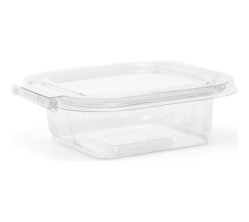 Pote Quadrado 350ml Tampa Com Lacre F731 Fibraform C/100 Un