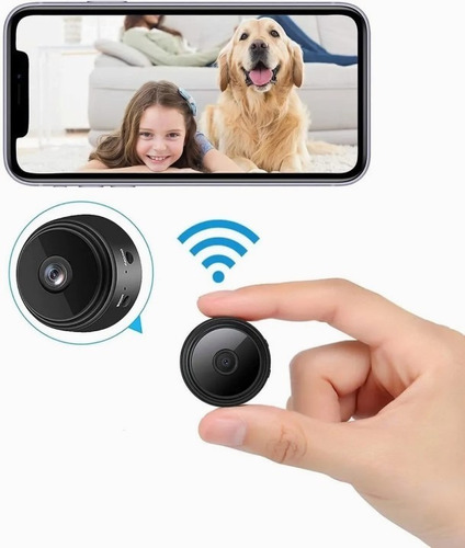 Imagen 1 de 7 de Versión Mini Wifi Cámaras Ocultas Con Audio Y Video En Vivo