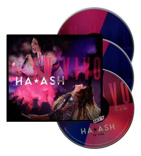 Ha Ash - En Vivo - 2 Discos Cd + Dvd - (22 Canciones)