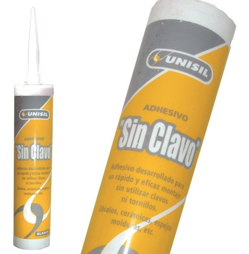 Adhesivo Contacto Clavo Líquido Unisil 500 Gs Sin Solventes