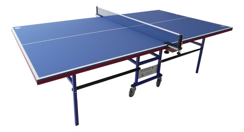 Mesa de ping pong Tissus Tango fabricada en MDF color azul