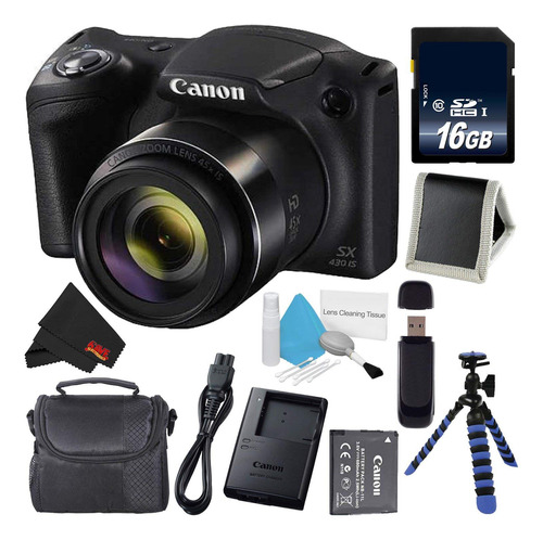 Canon Powershot Sx430 Camara Digital Negro Modelo Gb Clase