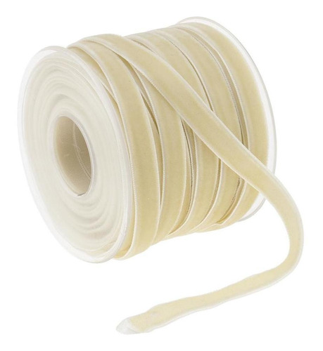 Cinta De Terciopelo Para Decoración, 2 X 20 Yardas Y 10 Mm