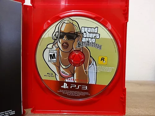 GTA San Andreas mídia física PS3 novo Lacrado