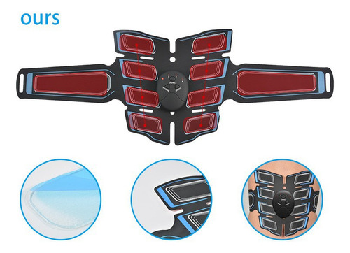 Cinto De Emagrecimento Elétrico Para Treinamento Abdominal