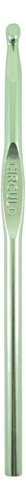 Agulha Crochê Alumínio Colorido Círculo O Tamanho Cor Verde 6,0mm