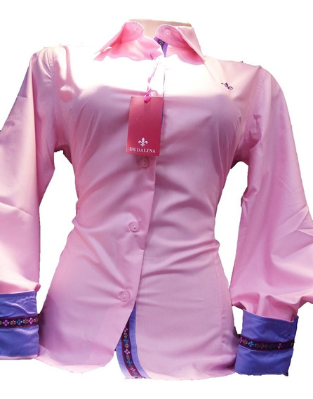 camisa social feminina slim dudalina