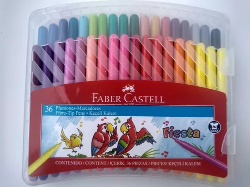 Plumones SuperSoft Punta Pincel x 6 Faber Castell – Liberacrea