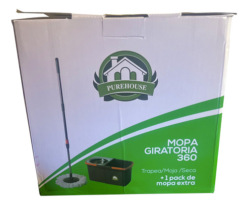 Purehouse Mopa Giratoria 360 Color Gris oscuro