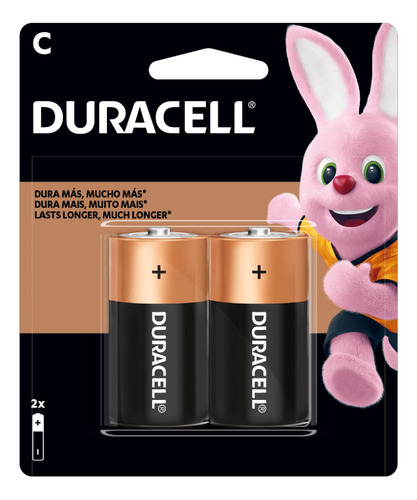 Pila Duracell Alcalina Tipo C Con 12 Unidades 1.5v