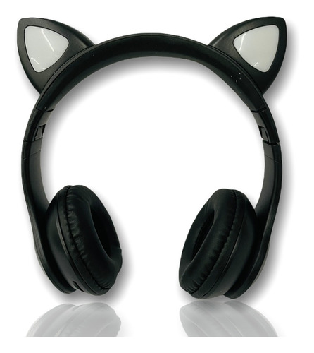  Auricular Orejas De Gato Con Luz De Color Pastel Bluetooth 