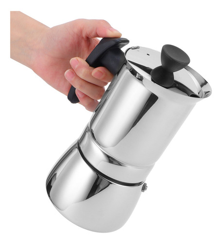 Cafetera Portátil Moka Pot De Acero Inoxidable