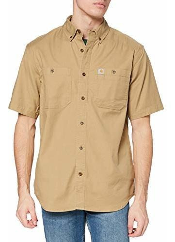 Carhartt Camisa De Trabajo De Manga Corta Rugged Flex Rigby 