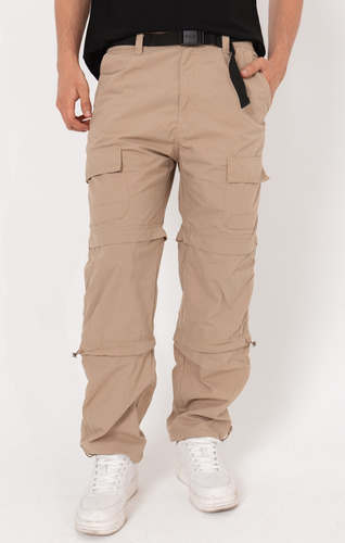 Pantalon Desmontable X3 Hombre Elt Gabardina 