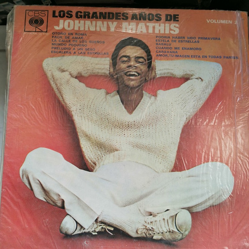 Disco Lp:johnny Mathis- Los Grandes Años