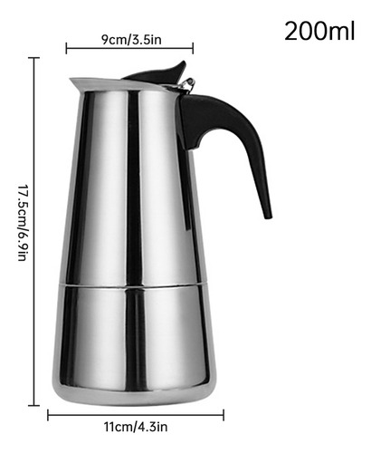 Cafetera Eléctrica, Cafetera Europea De Acero Inoxidable, Ca