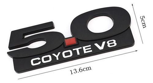 Pegatinas Coche 5.0 Logotipo Insignia 3d Para Ford Mustang