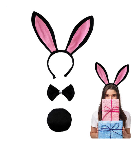 Disfraz De Conejo De Pascua Diadema Con Orejas De Conejo Con