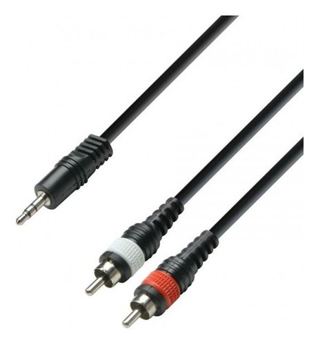 Adam Hall Cable Audio Miniplug A 2 Rca K3ywcc0300 Alemania