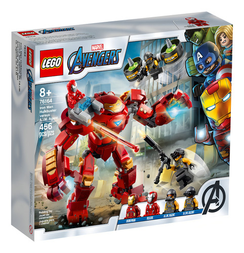 Lego®: Anti-hulk De Iron Man Vs. Agente De A.i.m. 76164 Cantidad De Piezas 456