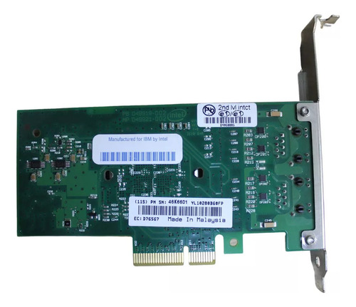 Placa De Rede Intel 1gb Dual Port Gigabit Sn 46k6601