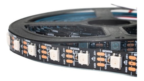 Rollo Led 5050 60 X Mt Pixel Rgb Ws2812b 5v Int Pcb 