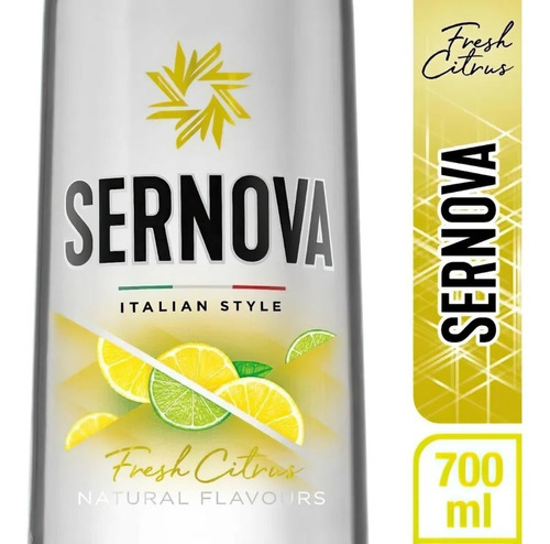 Sernova Fresh Citrus Vodka Saborizado Destilado 700ml