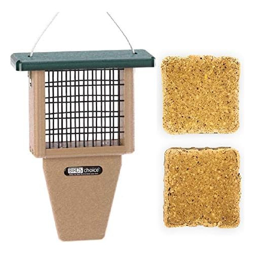 Poly-lumber Prop Suet Feeder For Birds - Include 2 Bonu...