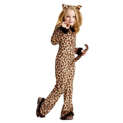 Disfraz Para Niña Linda Leopardo Talla 12-14 Halloween