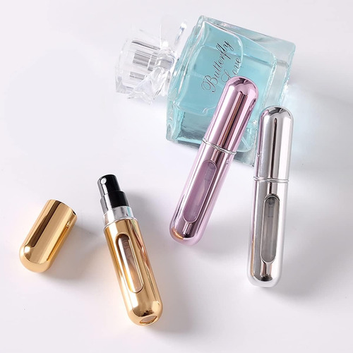 12 Mini Atomizador Recargable Perfume Capsular Frasco Viajar