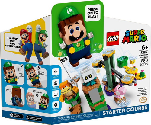 Lego 71387 - Aventuras Com Luigi - Início - Lego Super Mario