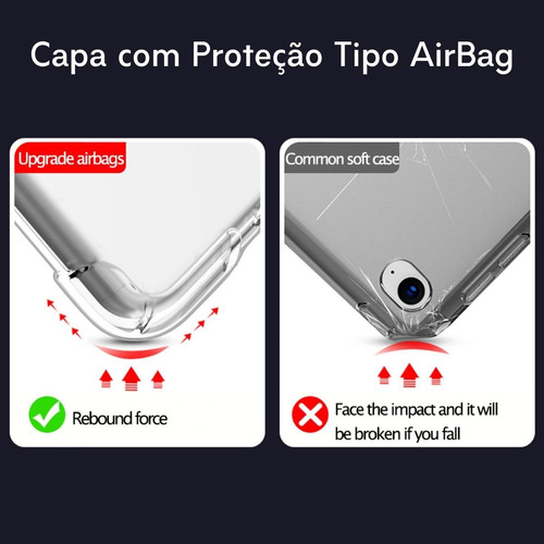 Capa Transparente Para iPad Air 4 E 5 - Proteção Airbag