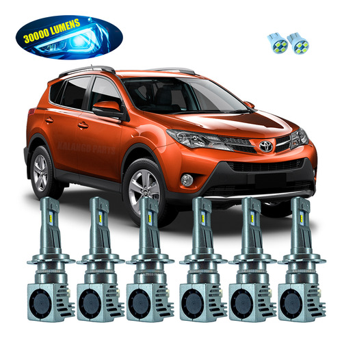 Ultra Led Compact 6600k Toyota Rav4 Awd 2.0 Luz Completa Top