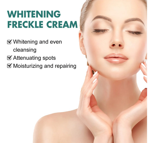 Crema Blanqueadora Para Pecas, Elimina Manchas Oscuras Y Dec