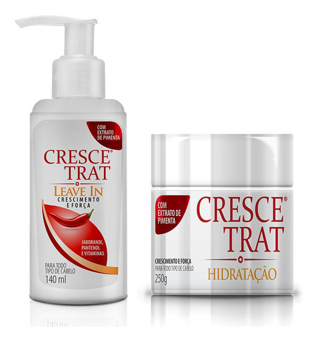 Crescetrat Leave In E Hidratação Para Queda De Cabelo