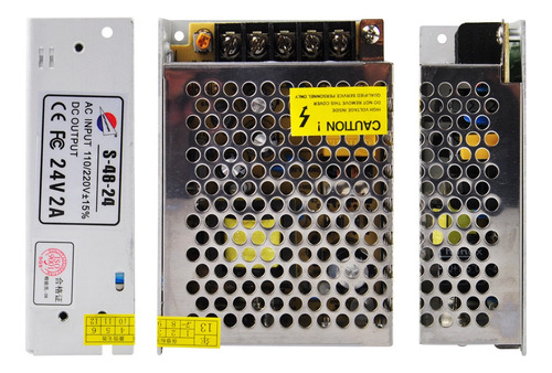 Imagen 3 de 3 de 24v 2a Fuente De Alimentación Adaptador Para Luz Led/ctv Seg