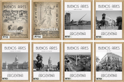Foto Antigua Buenos Aires Cuadros Carteles Posters L764